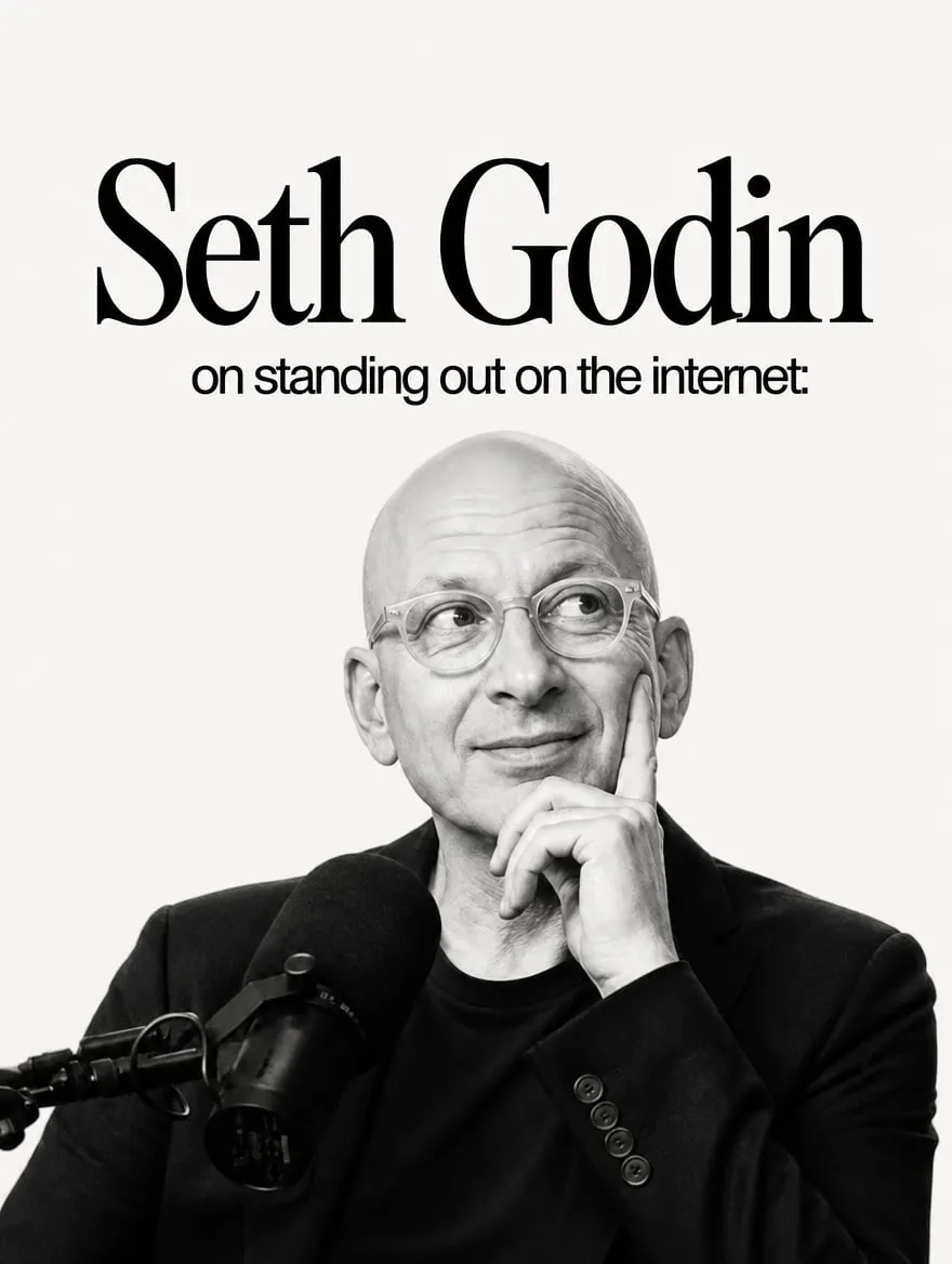 Seth Godin: how to stand out online — slide 1 of 4