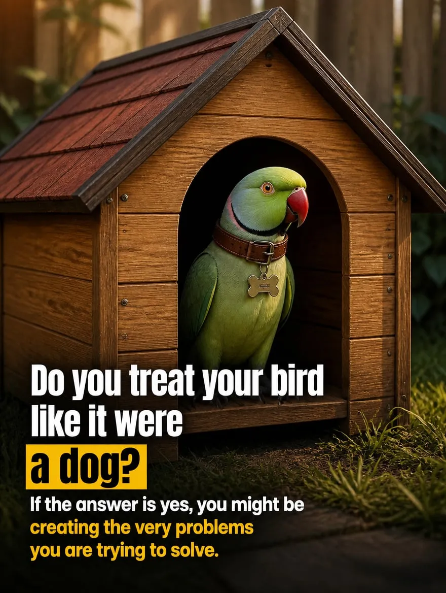 How to discipline the bird that bites and screams — slide 1 of 9