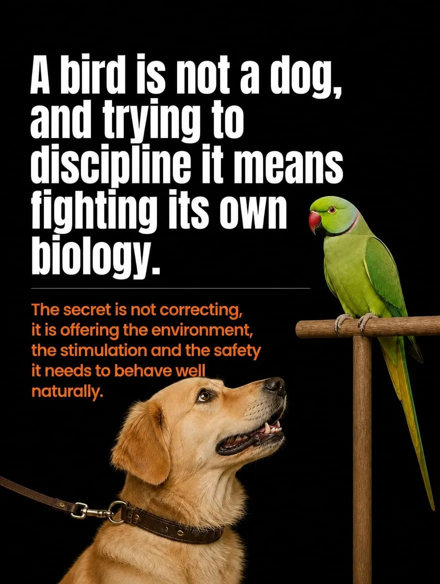 How to discipline the bird that bites and screams — slide 9 of 9